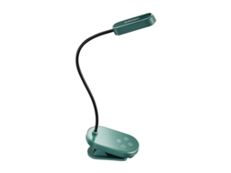 Mini luminária sem fio Glocusent com clipe para leitura e trabalho