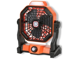 Ventilador De Mesa Portátil Oscilante, Usb Bege Recarregável Com 5