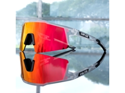 Óculos de Ciclismo MDUG com lentes de polímero pretas e proteção UV400