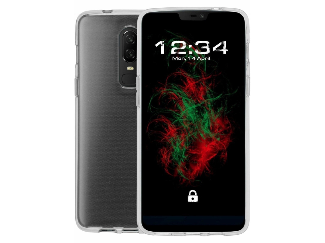 Lurelia Kit Capa Tpu Gel Para Oneplus 6 (4g), Vidro Temperado 2d Para Ecrã, Transparente