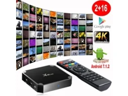 Tv Box Lcc® 2g 16g Android 9 Iptv Box Android Tv Mini Smart Tv Box, Interface Hdmi 4k Hd / 3d / 2.4 Ghz Wifi Media Player Le Coin Coquin