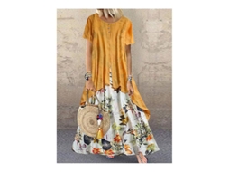 Roupas De Trabalho Com Estilo De Temperamento - Material Poliéster E Algodão, Processo De Impressão Amarelo
