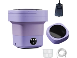 Máquina De Lavar Portátil De 8 Litros, Máquina De Lavar Para Camping, Mini Máquina De Lavar Para Lavar Roupas E Roupas Íntimas. Aquaforge