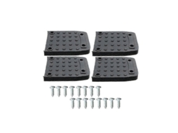 Almofadas Relaxantes Para Solas De Pernas Pau Drywall, Kit Reposição 4 Peças Pau, Sem Os Pés,