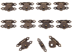Conjunto de 10 Fechos Ferro 30x18mm 10, Segurança, Resistente