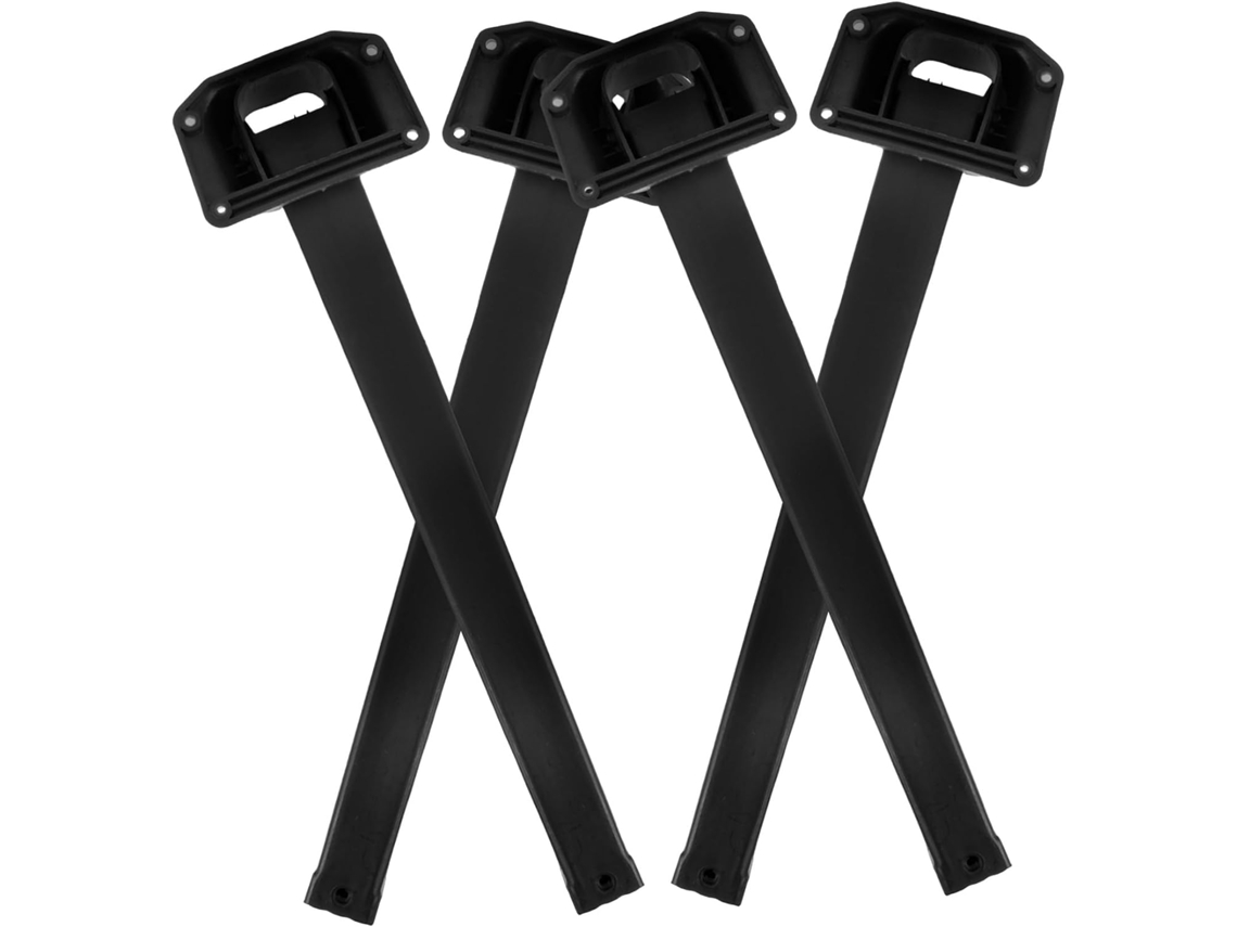 Conjunto De 4 Pés Mesa Dobráveis Plástico Para Mesas Escritório E Centro, Pés De Mesa Multiuso Resistentes