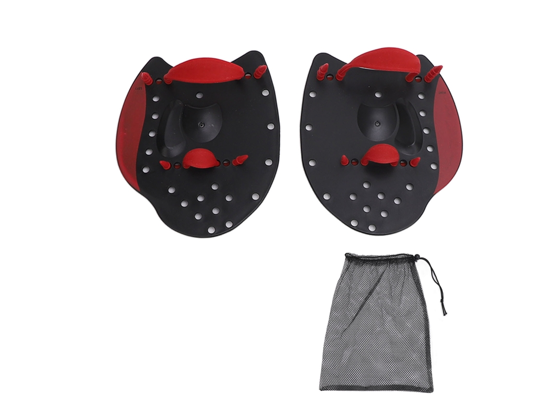 Pá de Nado Silicone Ajustável Treino Homens Mulheres M