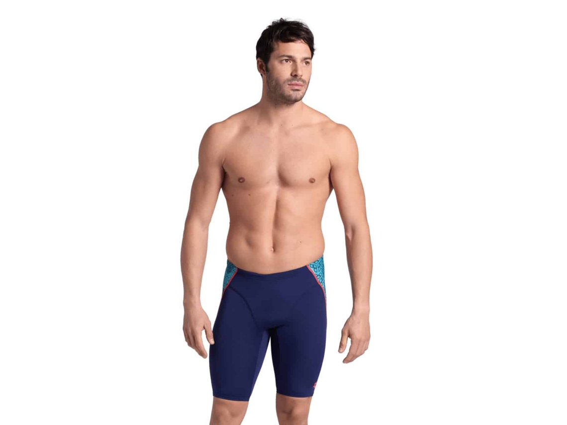 M Camo Kikko Swim Jammer Navy Water Multi Arena