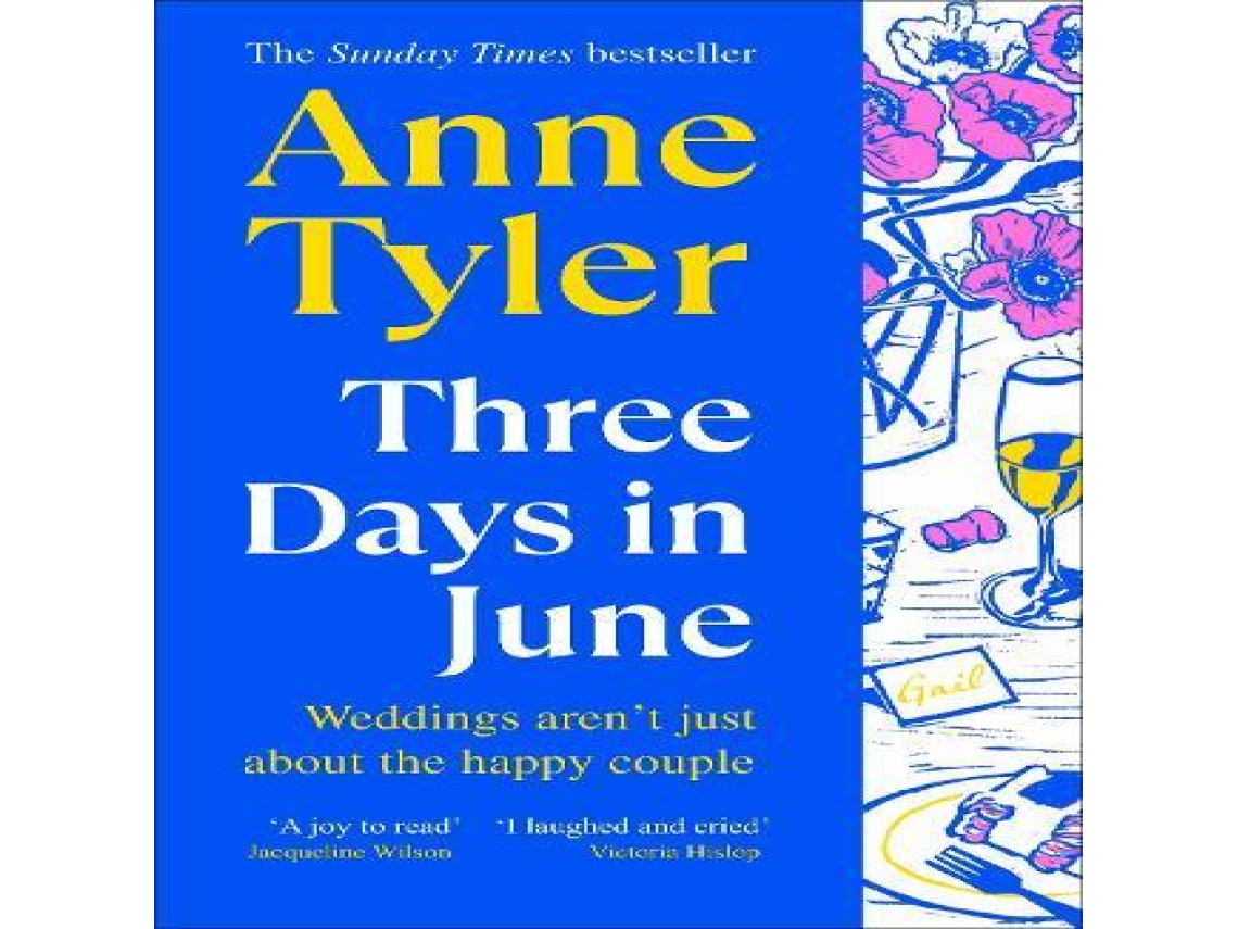 Livro Three Days in June de Anne Tyler (Inglês)