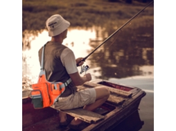 Bolsa de Pesca Multiuso Impermeável 32x39x12cm S/MARCA
