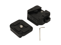 Quick Release Plate For Dji Ronin Rs2 Rs3 Aluminum Alloy Quick Release System Camera Mounting Adapter With 1/4 Inch Thread Hole For Tripod Stabilizer