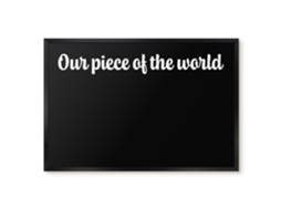 Magnetic Wall Board Our Piece Of The World For The Office Espelharte (60x40 Cm)
