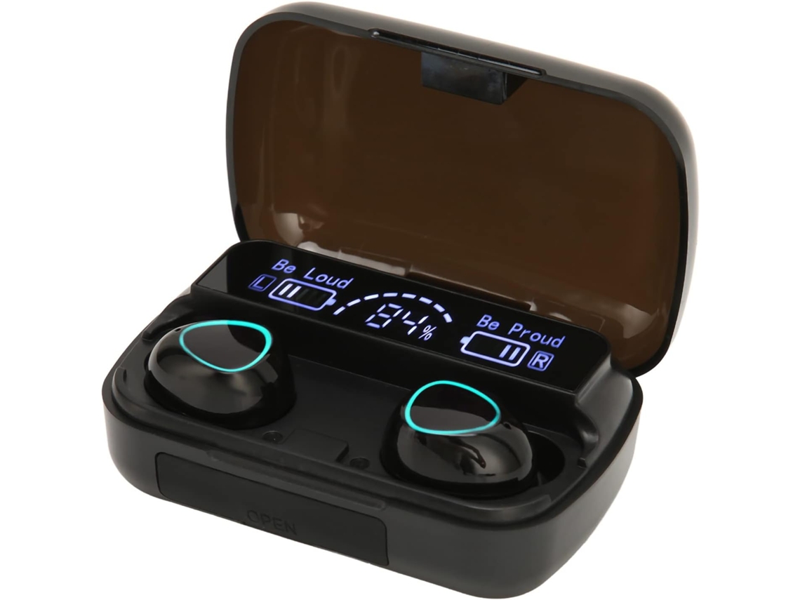 Fones De Ouvido Bluetooth Com Cancelamento Ruído, Estéreo Sem Fio, À Prova D Água Ipx7, Com Estojo De Carregamento Para