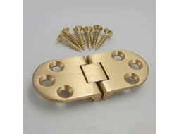 Conjunto De 2 Dobradiças Articuladas Para Mesa Costura Aeronaves, Em Liga De Zinco Com Acabamento Cromado Tamanho Estilo