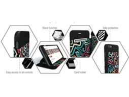 Capa iPhone 6, 6s, 7, 8 I-PAINT Pop Art Multicor