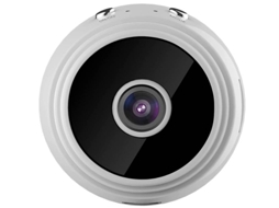 Minicâmera espiã Bestvite HD 1080P WiFi com visão noturna sem fio e detecção de movimento (branca)