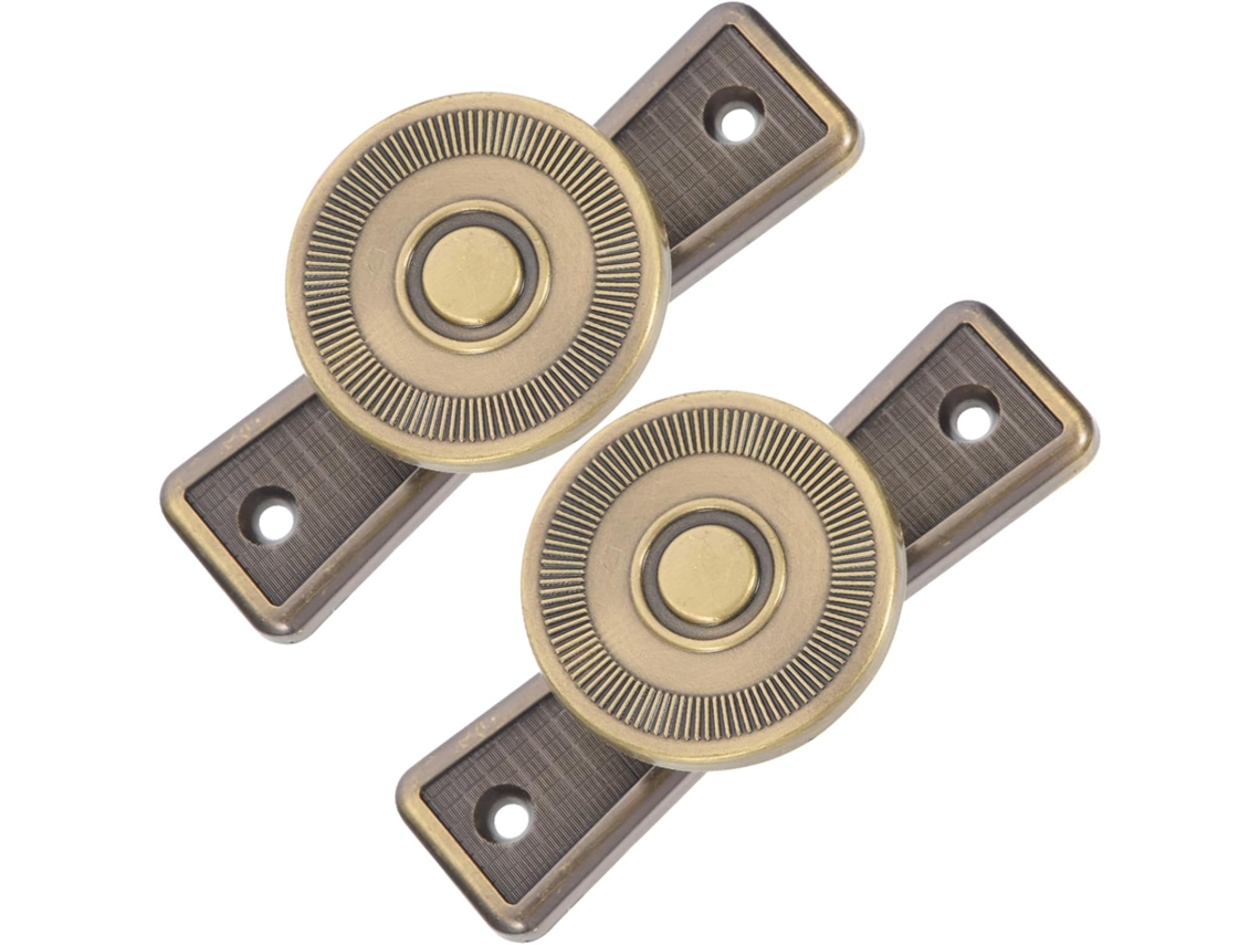 Presilhas De Parede Em Metal Bronze, 2 Peças, Ganchos Decorativos Multifuncionais Para Cortinas, Fix Gokoco
