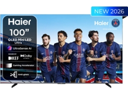 TV HAIER S90 H100S90FUX (QLED - 100'' - 254 cm - 4K Ultra HD - Smart TV)