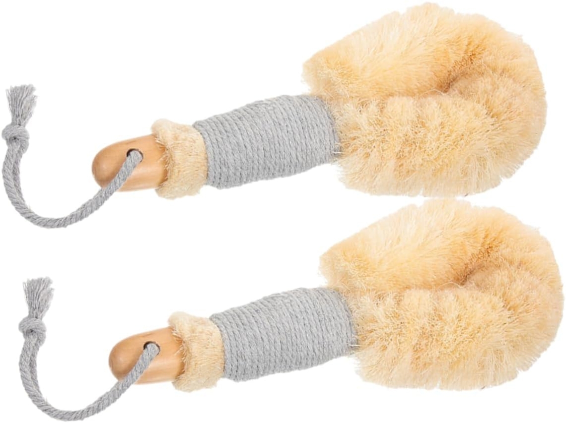 Conjunto De 2 Escovas Banho Esfoliantes Valiclud Com Cabo Ergonômico Para Limpeza Completa Do Corpo No Chuveiro