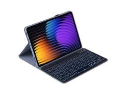 Capa De Couro Para Tablet Xiaomi Pad 7 / Pad 7 Pro 11.2 Com Teclado Retroiluminado Pxd-mi7.