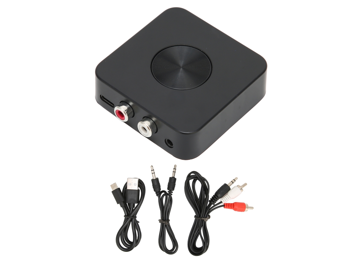 Aetheria adaptador Bluetooth 5.0 Transmissor Receptor 2 em 1 com Auto Inicialização e Desligamento Som Estéreo