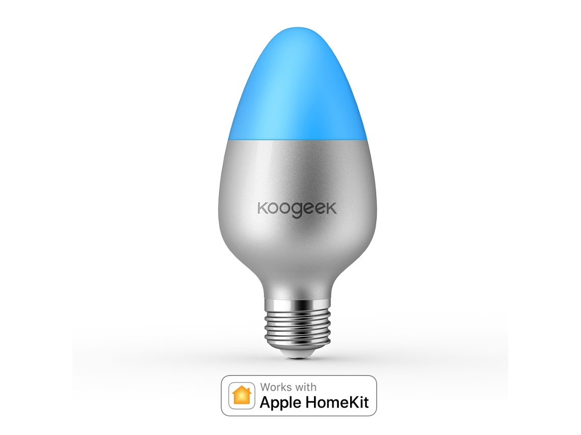 2026 lâmpada Led Inteligente E26 Wifi Homekit Siri 8w 500lm 16m Cores Regulável 2700 6000k