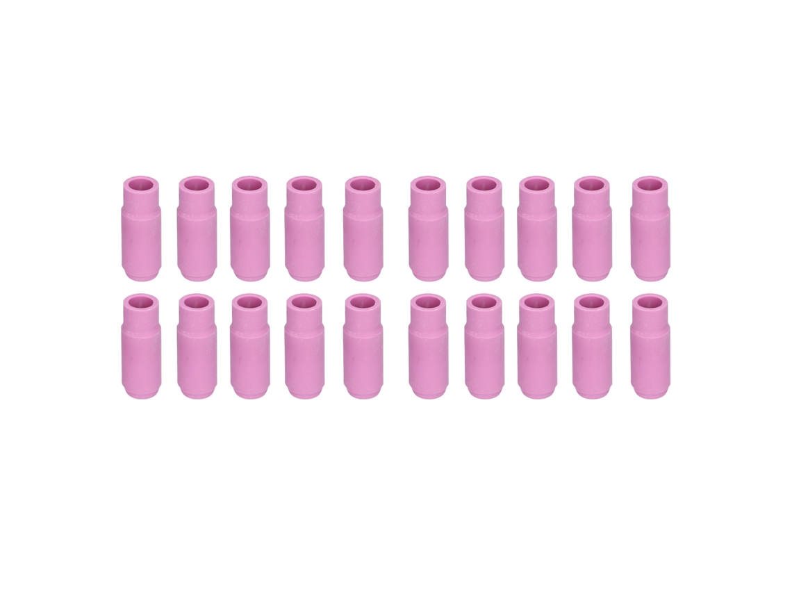 20 Peças De Bico Tig De Cerâmica De Alumina De 47mm, Capas Protectoras Para Torcha De Solda De Argônio 10n47 7