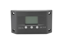 Controlador de Carga Solar MPPT 12V/24V 50A com LCD Primerox