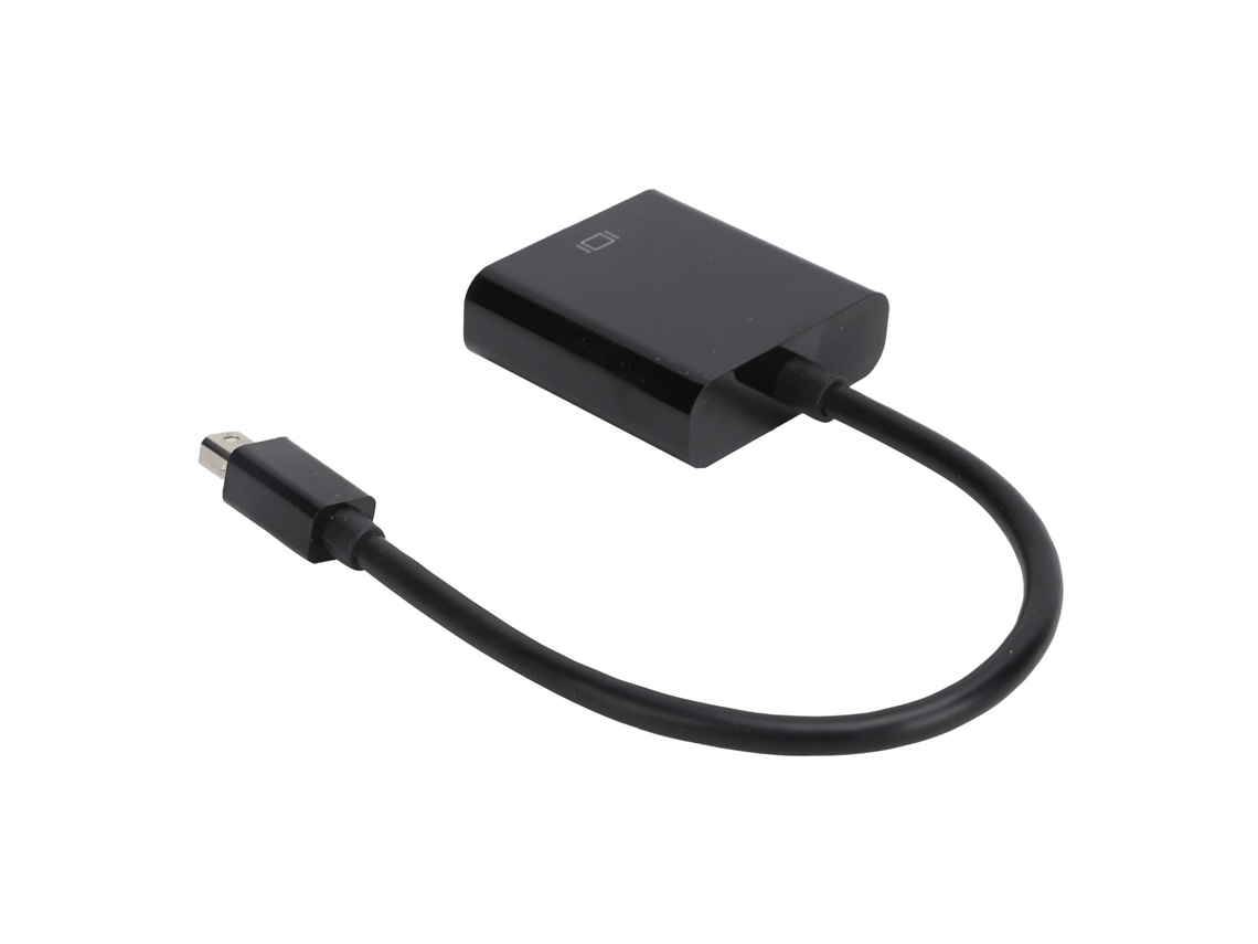 Adaptador Lurelia Cabo Mini DisplayPort para VGA, Macho, Fêmea, Preto