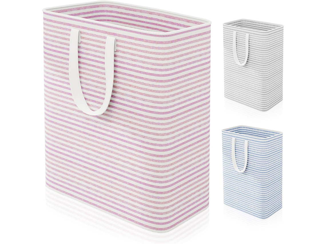 Cesto De Roupa Dobrável Grande De 100 Litros, Impermeável, Autoportante, Com Alças Reforçadas, Para Roupas, Toalhas, Brinquedos E Cobertores