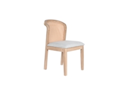 Cadeira Fir, Poliéster Cinza Claro, 46x61x86cm ALEXANDRA HOUSE LIVING
