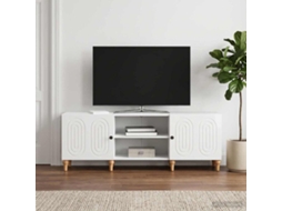 Vidaxl Gabinete Para Tv Branco Brilhante 150 X 31 X 50 Cm
