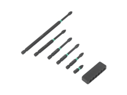 Conjunto De Bits Phillips Ph2 Em Aço S2 Com Ímã Forte Da Laxiscreed