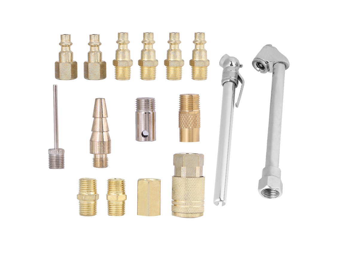 Kit De Acessórios Para Compressor De Ar Laxiscreed Com Pistola, Soprador E Componentes De Latão De Alta Qualidade
