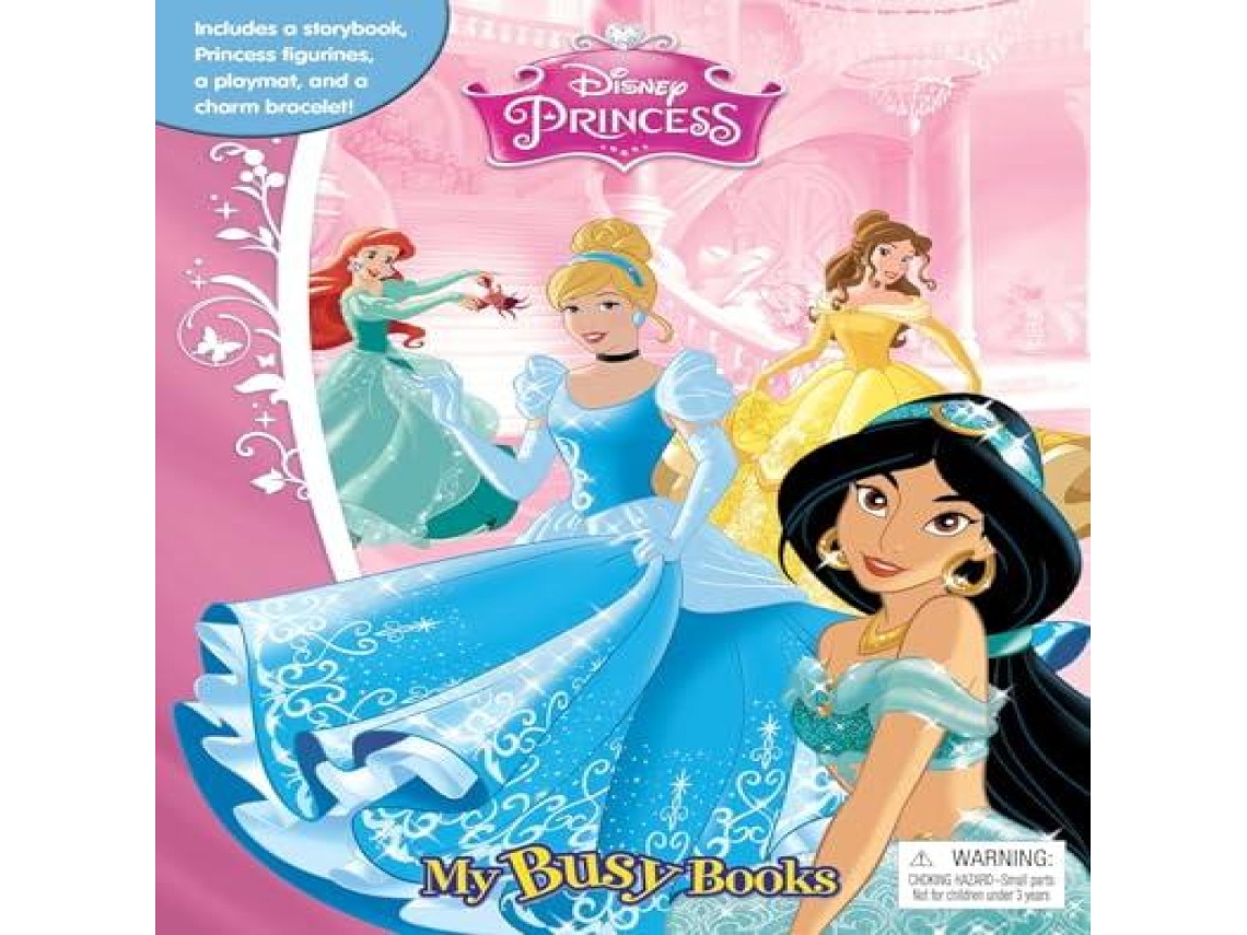 Livro DISNEY PRINCESS BUSY BOOK de PHIDAL PUBLISHING (Inglês)