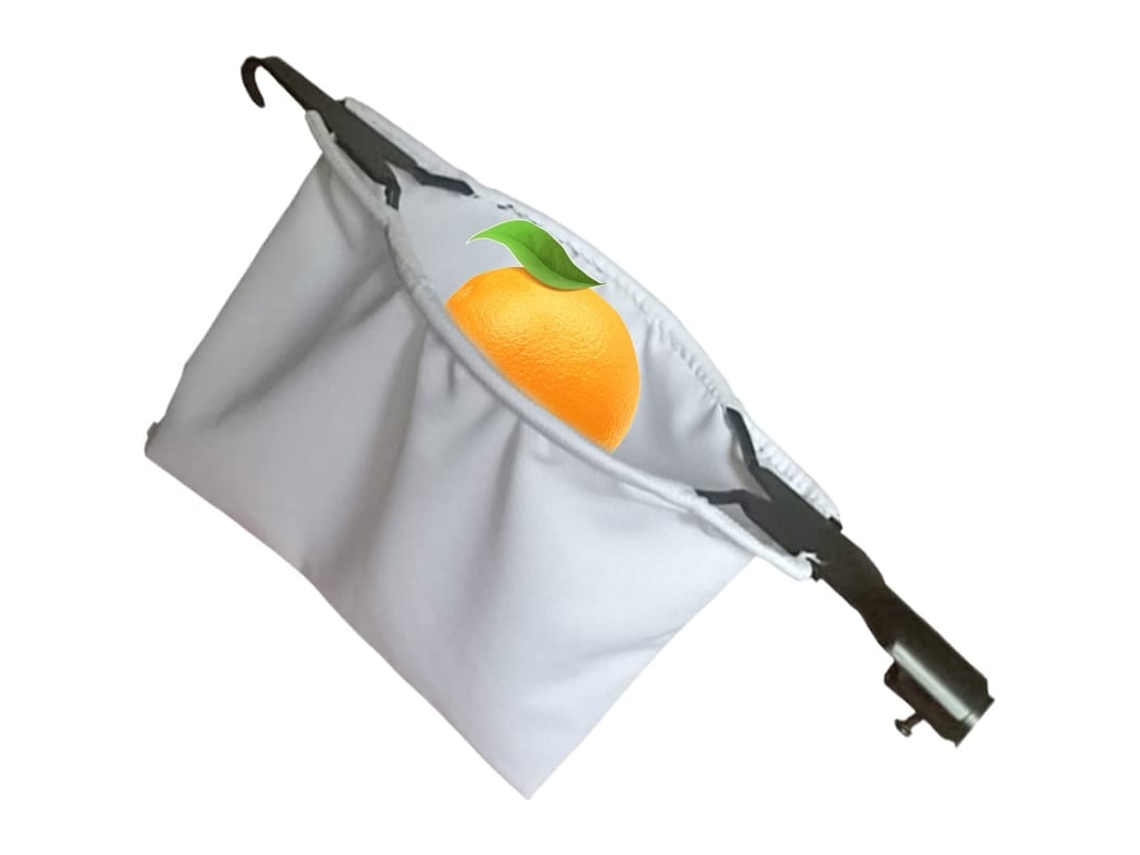 Colhedor De Frutas Com Sacola, Aço De Qualidade, Sem Cabo Telescópico, Para Maçã Pera Citrus Pêssego, Ø 16cm
