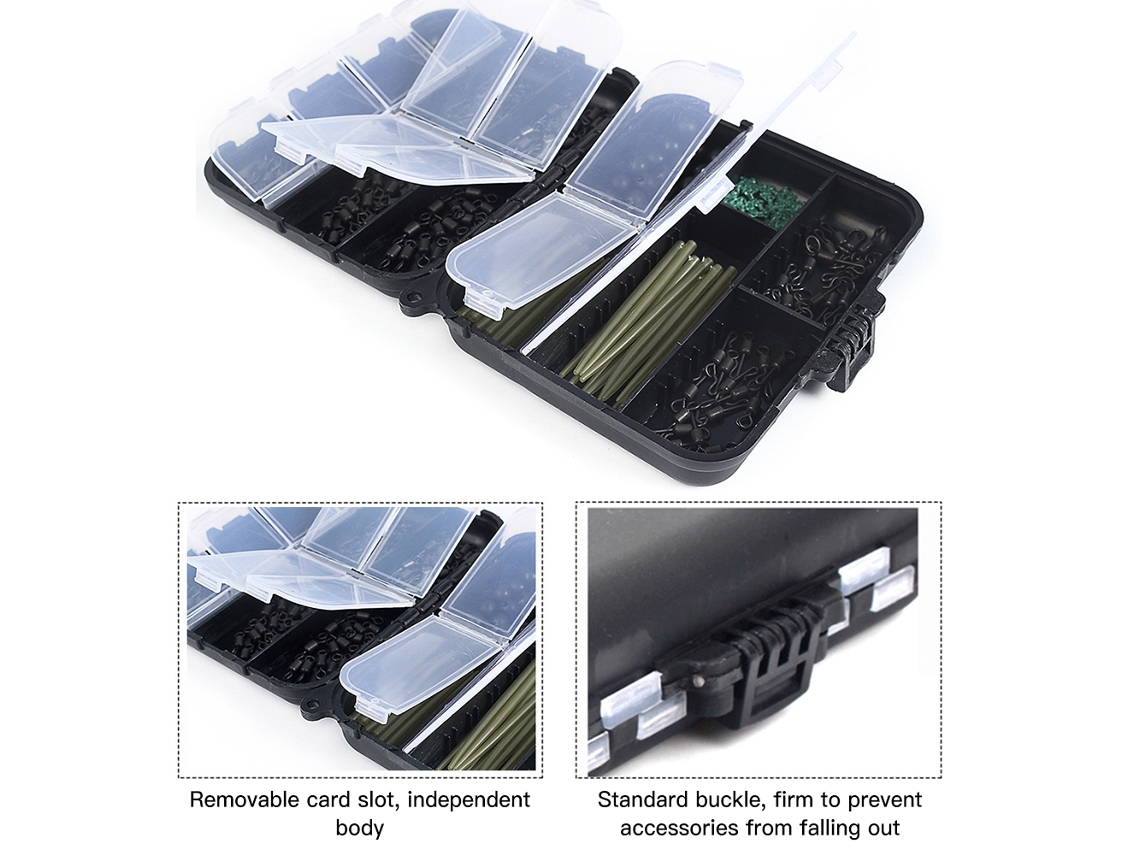 Kit de Pesca de Carpa 300 Peças com Acessórios