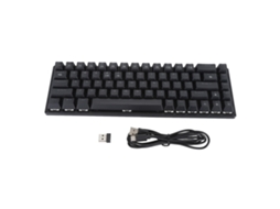 Teclado Mecánico 61 Teclas con Interruptores Azules RGB Inalámbrico S/MARCA