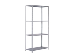 Galvanized Metal Shelf Nils Solid 137 70X30X137 Cm Com 4 Suportes De Aço Galvanizado Até 200 Kg