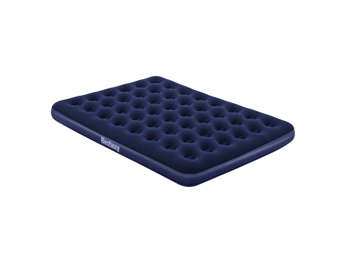 Colchão Inflável Duplo De Camping Bestway Horizon 203x152x22 Cm Suporta Até 300 Kg Azul