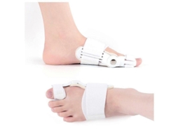 2pcs Separadores Ortopédicos para Bunions Corrector Hallux Valgus com Almofadas