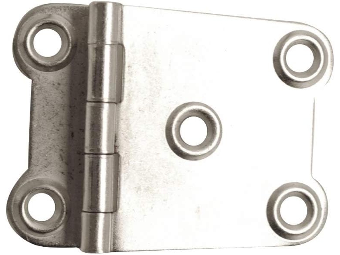 Pacote Com 100 Dobradiças Para Portas De Armário Com Acionamento Por Manivela, Niqueladas, 38 Mm X 36 Mm