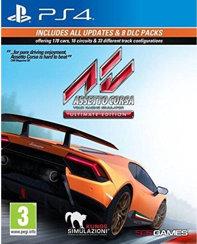 Jogo PS4 Assetto Corsa Ultimate Edition