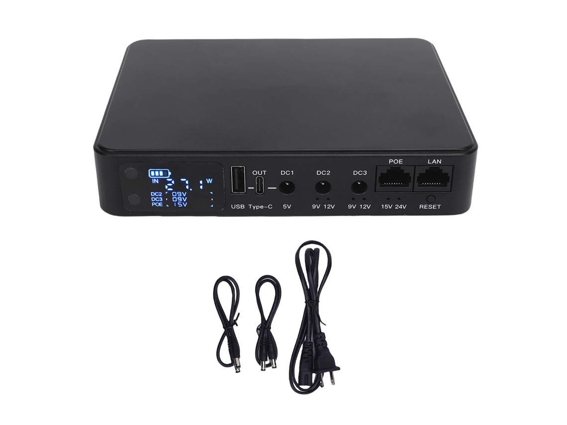 Mini UPS Bateria Backup 10400mAh POE 15V/24V S/MARCA