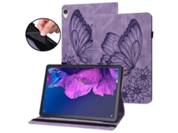 Capa de couro Webake com design de borboleta grande para tablet Lenovo Tab P11