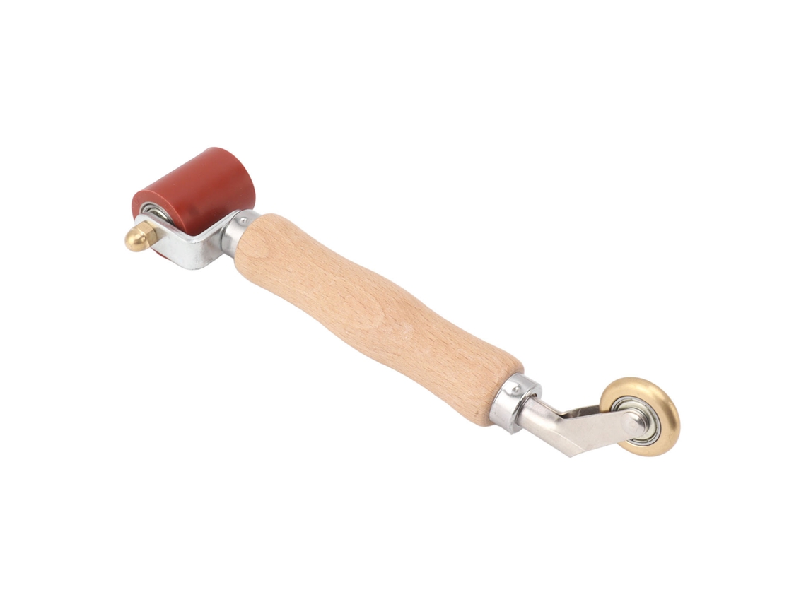 Rolo de Costura 40mm Silicone com Roda de Latão e Alça de Madeira | S/MARCA