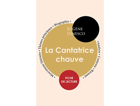 Livro Fiche de lecture La Cantatrice chauve Étude intégrale French Edition de Eugène Ionesco (Francês)