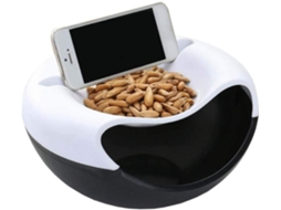 Caixa Organizadora De Lanches Feita De Plástico De Qualidade Alimentar, Com Suporte Para Celular, Du Gokoco