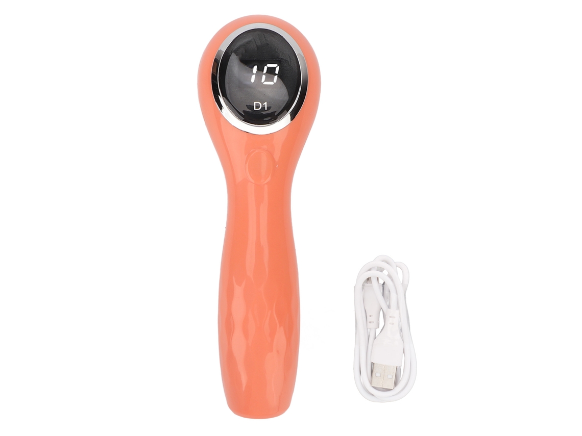 Lâmpada De Unhas Mini 5w Portátil Usb Com 3 Chips De Luz Para Secagem Rápida Manicure Laranja