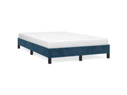 Bed Frame, Bed Frames Vidaxl Azul Veludo (120 X 190 Cm)